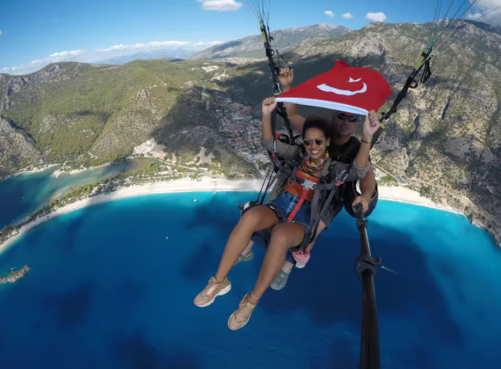 From Antalya: Fethiye Blue Lagoon with Lunch & Paragliding | ®ExcursionMania