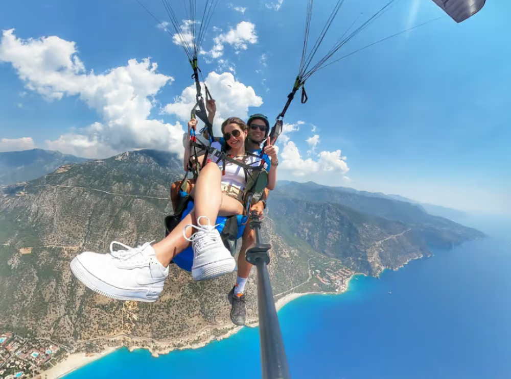 From Antalya: Fethiye Blue Lagoon with Lunch & Paragliding | ®ExcursionMania