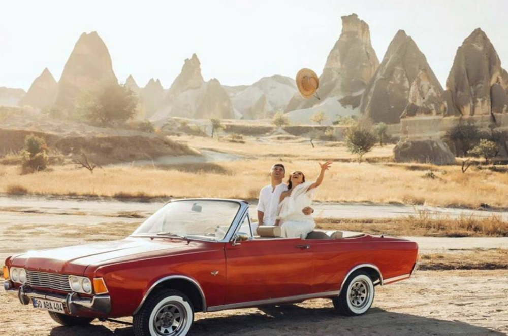 Cappadocia Classic Car Tour & Photoshoot & 1 Rental Dress | ®ExcursionMania