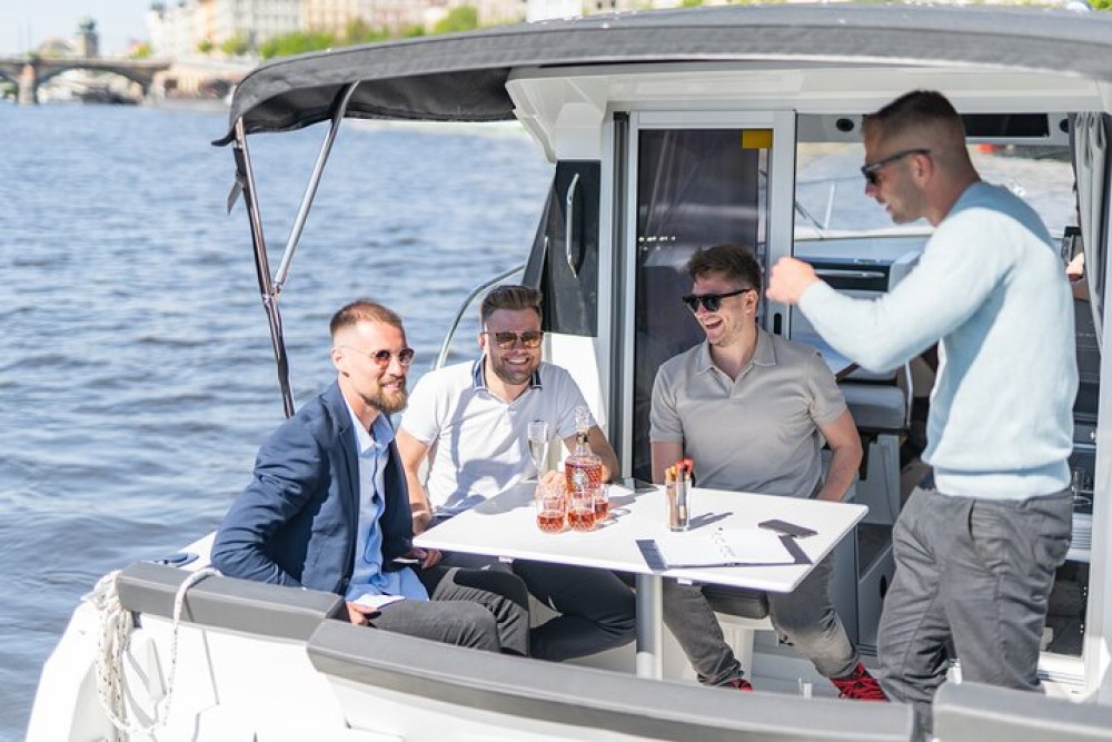 VIP Prague YachtBoat SPEED Experience: All-You-Can-Drink | ®ExcursionMania