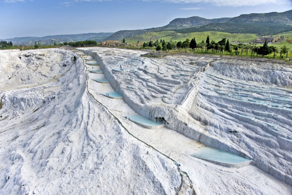 Pamukkale’s Natural Wonders: Exploring the Travertine Terraces