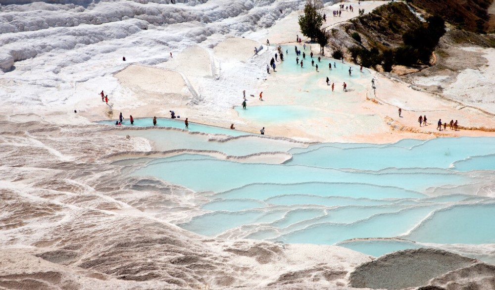 Pamukkale’s Natural Wonders: Exploring the Travertine Terraces