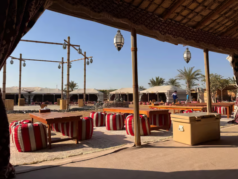Dubai: Al Khayma Camp Experience with BBQ Dinner | ®ExcursionMania
