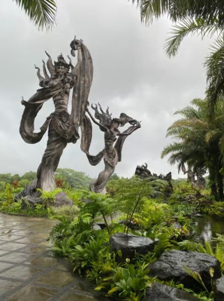 From Bali: Saraswati Temple Monkey Forest Ubud Waterfalls | ®ExcursionMania