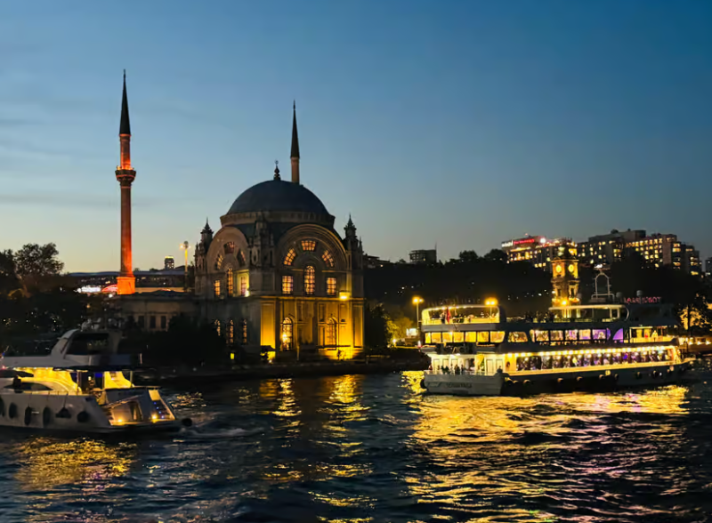 Bosphorus Night Cruise with Dinner & Live Performances | ®ExcursionMania