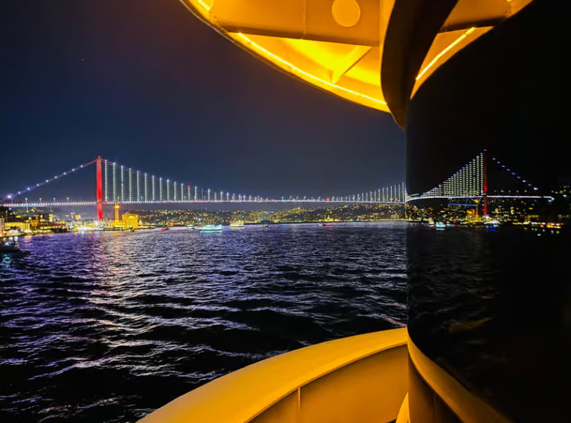 Bosphorus Night Cruise with Dinner & Live Performances | ®ExcursionMania