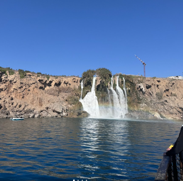 Antalya: Relax Boat Trip with Lunch to the Duden Waterfall | ®ExcursionMania