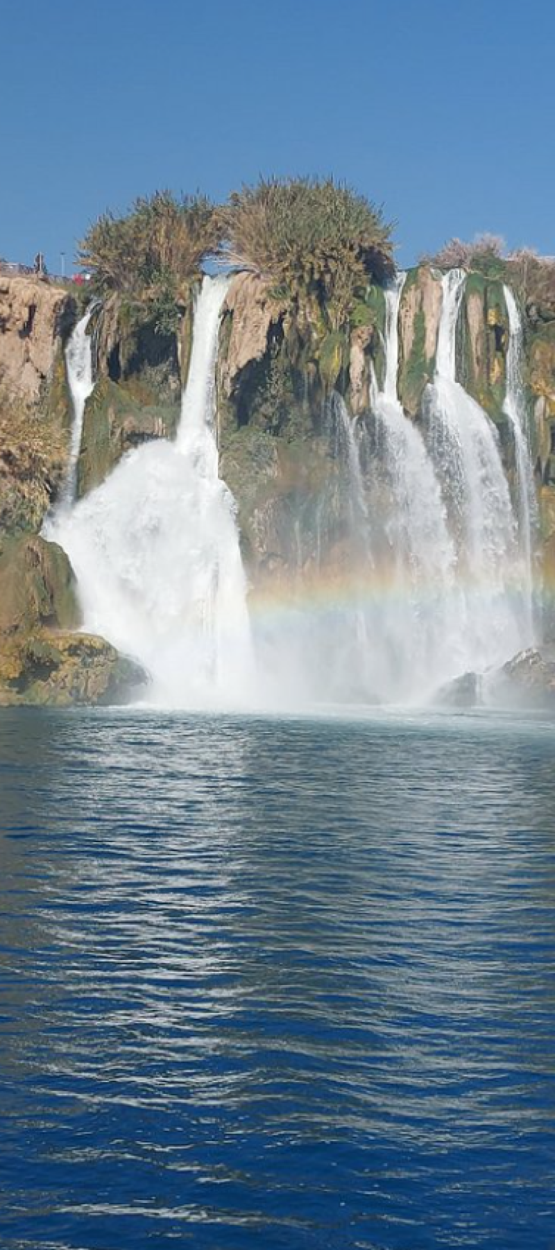 Antalya: Relax Boat Trip with Lunch to the Duden Waterfall | ®ExcursionMania