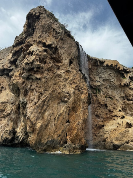 Antalya: Relax Boat Trip with Lunch to the Duden Waterfall | ®ExcursionMania