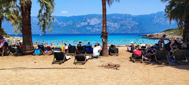 Icmeler Cleopatra Island Boat Trip: Crystal Waters & Coastal Delights | ®ExcursionMania