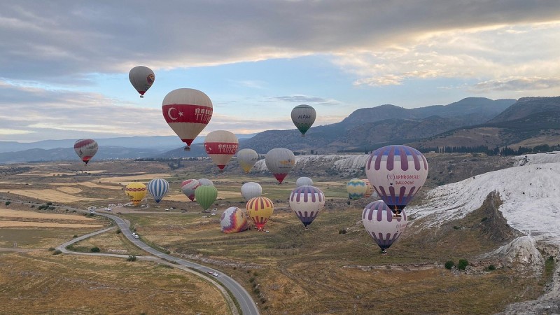 Turunc Pamukkale Hot Air Balloon Adventure and Historical Marvels | ®ExcursionMania