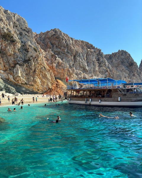 From Antalya: Turkey's Maldives Suluada Boat Trip w/ Lunch | ®ExcursionMania