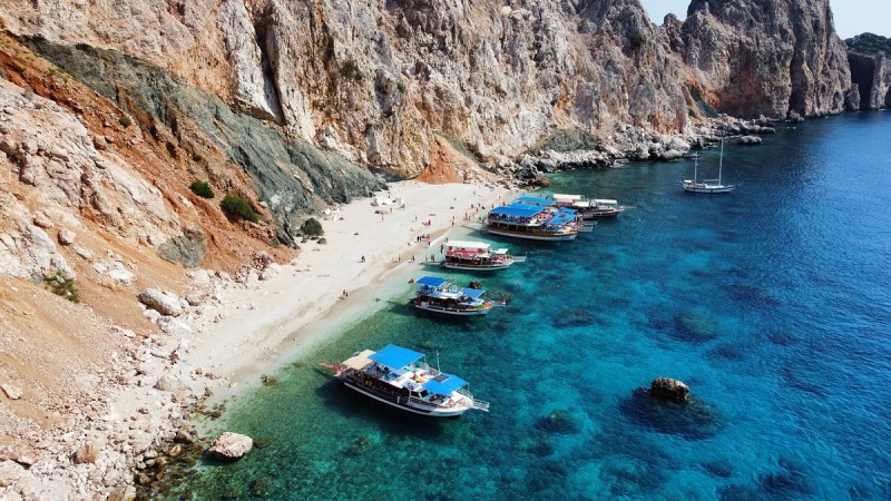 From Antalya: Turkey's Maldives Suluada Boat Trip w/ Lunch | ®ExcursionMania