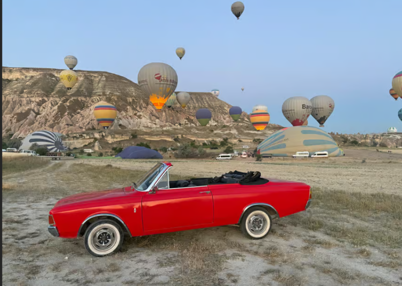 Cappadocia: Sunrise, Day Tour & Sunset Classic Car Tour | ®ExcursionMania