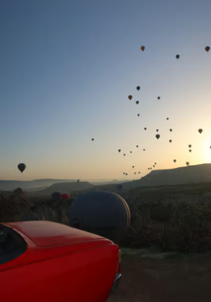 Cappadocia: Sunrise, Day Tour & Sunset Classic Car Tour | ®ExcursionMania