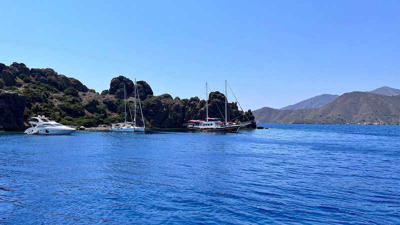 Marmaris: Marmaris Aegean Island Boat Tour / A Relaxing VIP Escape on the Sea | ®ExcursionMania