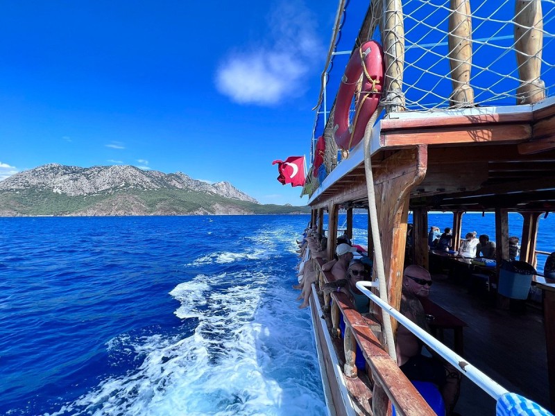 From Olympos: Suluada Boat Trip / Maldives Of Turkey | ®ExcursionMania