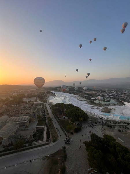 Pamukkale Hot Air Balloon Flight Experience with Sunrise | ®ExcursionMania