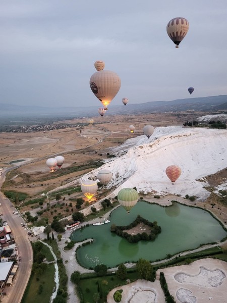 Pamukkale Hot Air Balloon Flight Experience with Sunrise | ®ExcursionMania