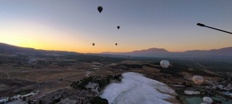 Pamukkale Hot Air Balloon Flight Experience with Sunrise | ®ExcursionMania