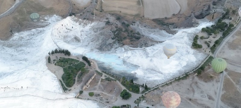 Pamukkale Hot Air Balloon Flight Experience with Sunrise | ®ExcursionMania