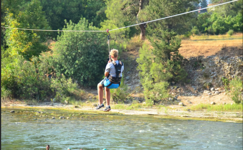 Antalya Rafting Experience w/Zipline, Lunch & Pickup | ®ExcursionMania