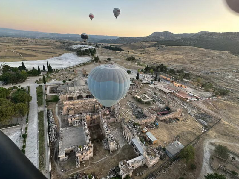Side Pamukkale Day Trip with Balloon Flight & Watching Tour | ®ExcursionMania