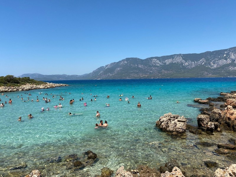 Marmaris: Cleopatra Island Boat Cruise with Lunch and Transfer | ®ExcursionMania