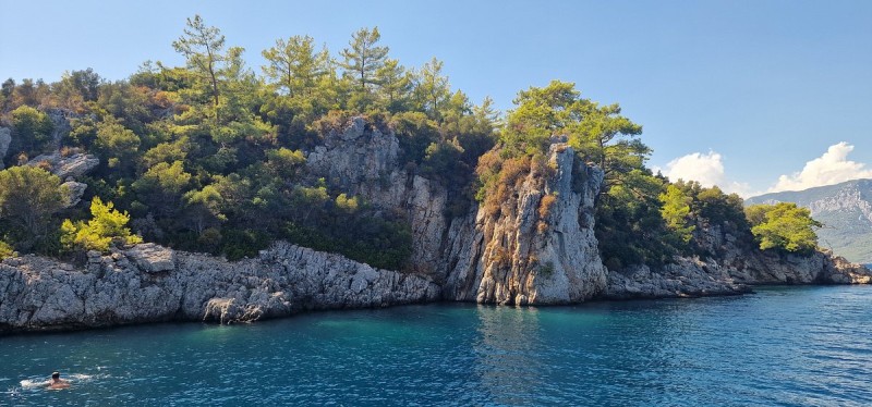 Marmaris: Cleopatra Island Boat Cruise with Lunch and Transfer | ®ExcursionMania