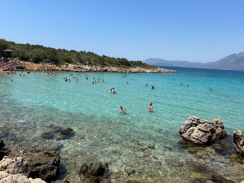 Marmaris: Cleopatra Island Boat Cruise with Lunch and Transfer | ®ExcursionMania