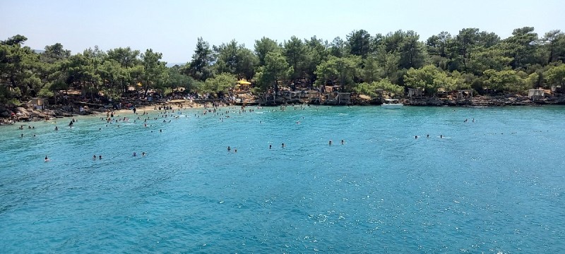 Marmaris: Cleopatra Island Boat Cruise with Lunch and Transfer | ®ExcursionMania