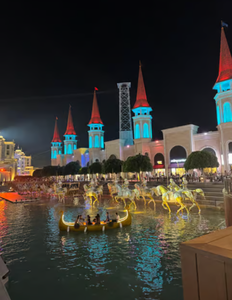 From Side: Land of Legends Night Transfer and Boat Parade Show | ®ExcursionMania