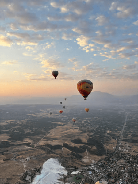 From Kemer: Pamukkale Tour with Hot Air Balloon Flight | ®ExcursionMania