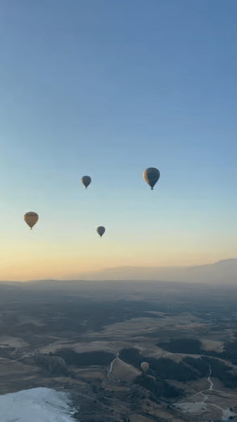 From Kemer: Pamukkale Tour with Hot Air Balloon Flight | ®ExcursionMania