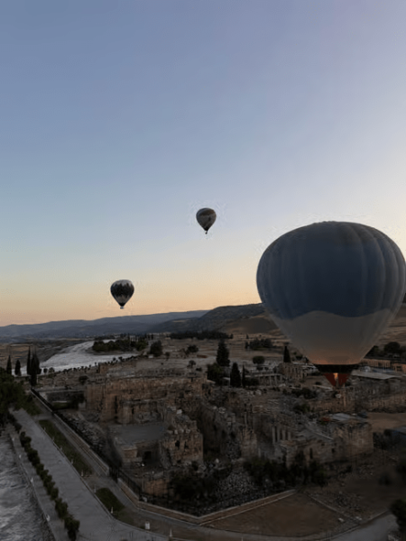From Kemer: Pamukkale Tour with Hot Air Balloon Flight | ®ExcursionMania