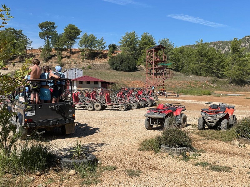 Antalya: Combo Tour With Rafting, Zipline, Quad, Jeep Safari | ®ExcursionMania