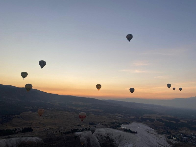 Antalya Pamukkale Day Tour with Hot Air Balloon | ®ExcursionMania