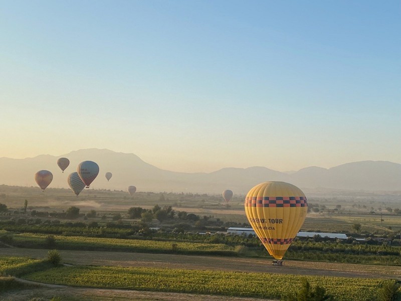 Pamukkale Hot Air Balloon Tour / Sunrise Experience | ®ExcursionMania