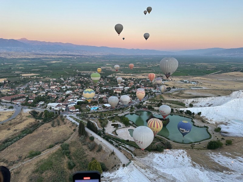 Pamukkale Hot Air Balloon Tour / Sunrise Experience | ®ExcursionMania