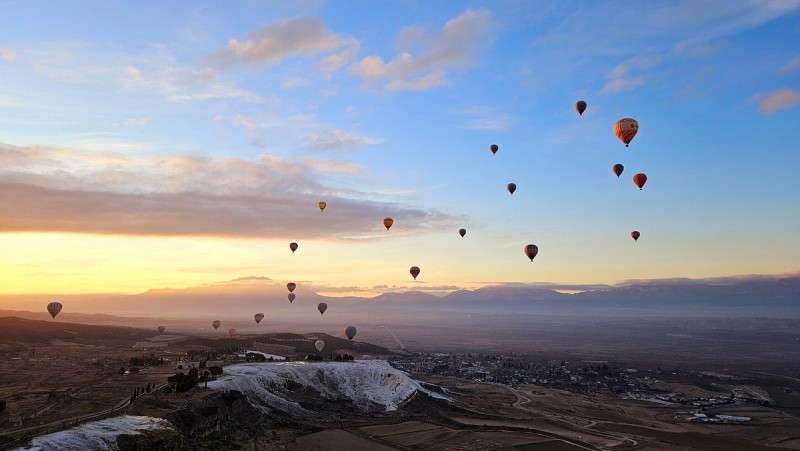 Pamukkale: Hot Air Balloon Tours With Hotel Transfer | ®ExcursionMania