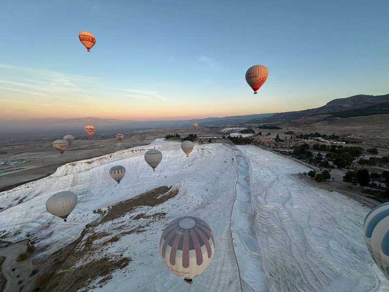 Pamukkale: Hot Air Balloon Tours With Hotel Transfer | ®ExcursionMania