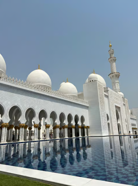 From Abu Dhabi: Grand Mosque Royal Palace and Etihad Tower | ®ExcursionMania