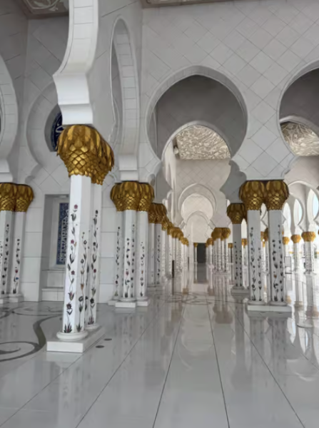From Dubai: Abu Dhabi Grand Mosque & Louvre Museum Full-Day | ®ExcursionMania