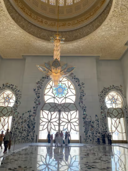 From Dubai: Abu Dhabi Grand Mosque & Louvre Museum Full-Day | ®ExcursionMania