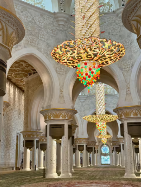 From Dubai: Abu Dhabi Grand Mosque & Louvre Museum Full-Day | ®ExcursionMania