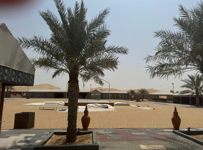 Abu Dhabi: Morning Desert Tour Camel Ride & Sandboarding | ®ExcursionMania