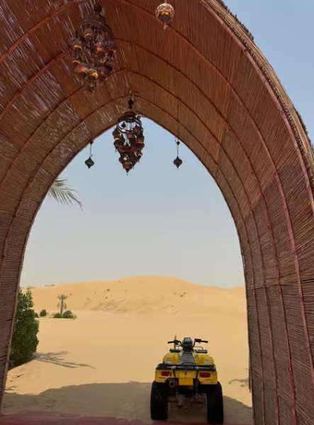 Abu Dhabi: Morning Desert Tour Camel Ride & Sandboarding | ®ExcursionMania