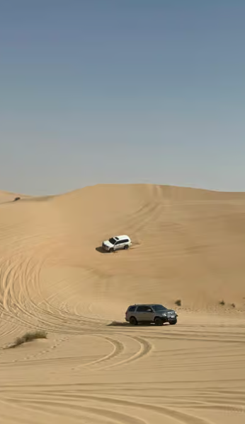 Abu Dhabi: Morning Desert Tour Camel Ride & Sandboarding | ®ExcursionMania