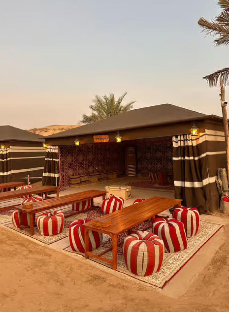 Dubai: Premium Safari, Camel Ride & Al Khayma Camp 3-Buffets | ®ExcursionMania