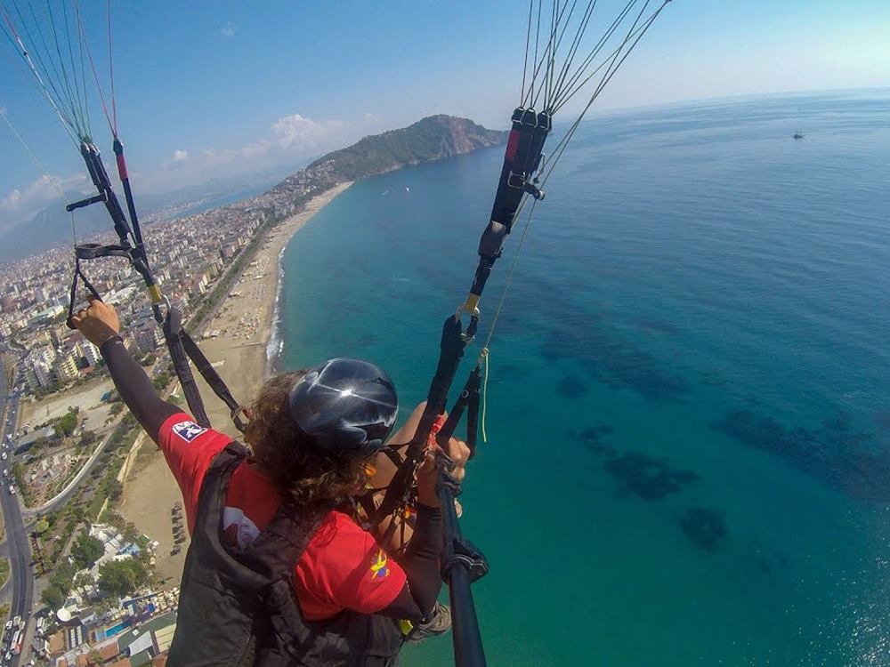 Paragliding Experience From Side